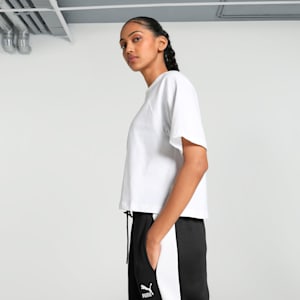 CLASSICS PLAY LOUD Women's Relaxed Fit Tee, PUMA White, extralarge-IND
