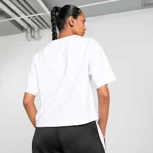 CLASSICS PLAY LOUD Women's Relaxed Fit Tee, PUMA White, extralarge-IND
