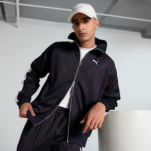 The NeverWorn V T7 Men's Relaxed Fit Track Jacket, New Navy, extralarge-IND