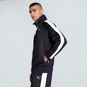 The NeverWorn V T7 Men's Relaxed Fit Track Jacket, New Navy, extralarge-IND