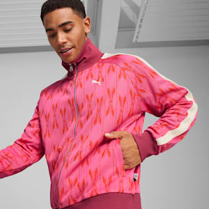 The NeverWorn V T7 Men's Relaxed Fit Track Jacket, Blossom, extralarge-IND