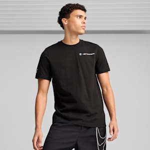 BMW M Motorsport Men's Jacquard Tee, PUMA Black, extralarge-IND