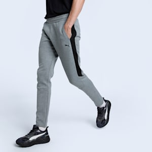 Evostripe Core Men's Slim Fit Pants, Medium Gray Heather, extralarge-IND