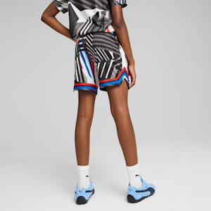 BMW M Motorsport All-over Print Youth Shorts, PUMA Black, extralarge-IND