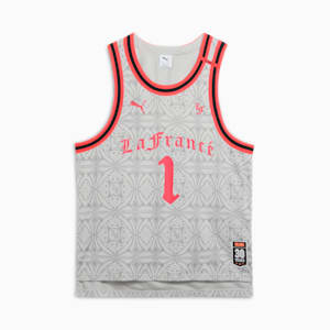 PUMA x LAMELO BALL LaFrancé Slam Men's Basketball Jersey, Glacial Gray-AOP, extralarge