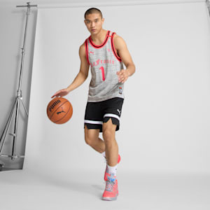 PUMA x LAMELO BALL LaFrancé Slam Men's Basketball Jersey, Glacial Gray-AOP, extralarge