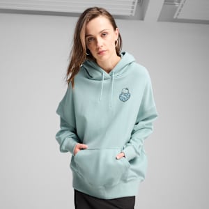 Sudadera oversize PUMA x HELLO KITTY para mujer, Modern Mint, extralarge