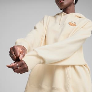 Sudadera oversize PUMA x HELLO KITTY para mujer, Alpine Snow, extralarge