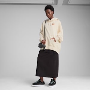 Sudadera oversized mujer PUMA x HELLO KITTY, Alpine Snow, extralarge