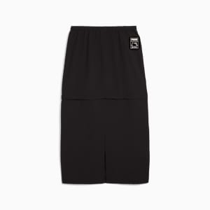 PUMA x HELLO KITTY AND FRIENDS Women's Woven Relaxed Fit Maxi Skirt, PUMA Black, extralarge-IND