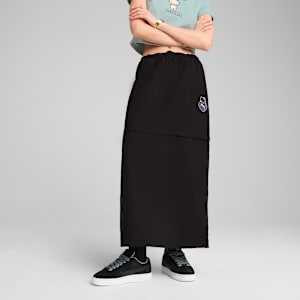Maxi falda para mujer Woven PUMA x HELLO KITTY AND FRIENDS, PUMA Black, extralarge
