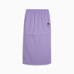 Maxi falta para mujer Woven PUMA x HELLO KITTY AND FRIENDS, Lavender Alert, extralarge
