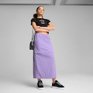 Maxi falta para mujer Woven PUMA x HELLO KITTY AND FRIENDS, Lavender Alert, extralarge