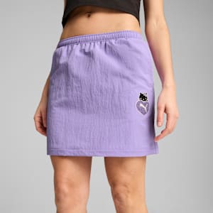 Jupe longue tissée PUMA x HELLO KITTY AND FRIENDS Femme, Lavender Alert, extralarge