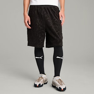 PUMA x ARIES Towelling Shorts Unisex, PUMA Black, extralarge