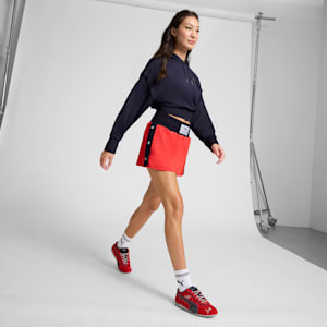 Sudadera con capucha para mujer PUMA x LAQUAN SMITH, New Navy, extralarge