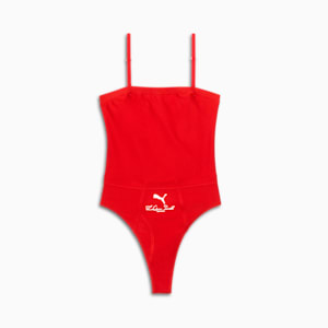 PUMA x LAQUAN SMITH Women's Bodysuit, For All Time Red, extralarge