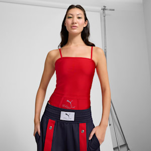 Body para mujer PUMA x LAQUAN SMITH, For All Time Red, extralarge