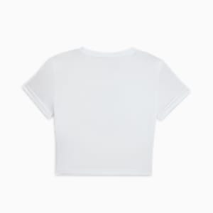 Playera corta para mujer PUMA x LAQUAN SMITH, PUMA White, extralarge