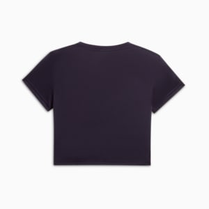 Playera corta para mujer PUMA x LAQUAN SMITH, New Navy, extralarge
