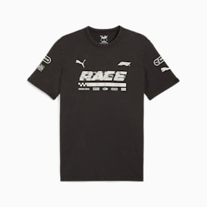 F1® Graphic Men's Motorsport Ringer Tee, PUMA Black, extralarge-IND