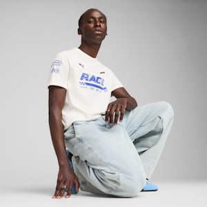 F1® Men's Graphic Ringer Tee, PUMA White, extralarge