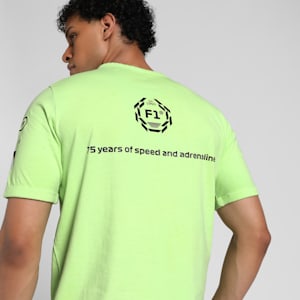 F1® Graphic Men's Motorsport Ringer Tee, Speed Green, extralarge-IND
