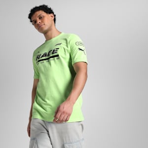 F1® Graphic Men's Motorsport Ringer Tee, Speed Green, extralarge-IND