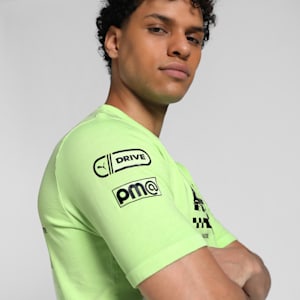 F1® Graphic Men's Motorsport Ringer Tee, Speed Green, extralarge-IND