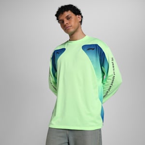 F1® Long Sleeve Motorsport Men's Relaxed Fit Tee, Speed Green, extralarge-IND
