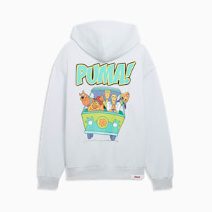 Sudadera con capucha PUMA x SCOOBY DOO para hombre, Silver Mist, extralarge