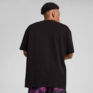 Scoot Purple Lab Men's Basketball Tee, PUMA Black, extralarge