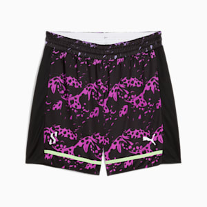 Shorts de básquetbol para hombre Scoot Purple Lab, PUMA Black-Lavender Alert-Pure Magenta, extralarge