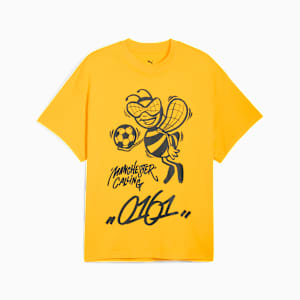 PUMA HOOPS x MANCHESTER CITY Basketball Tee Men, Yellow Sizzle, extralarge