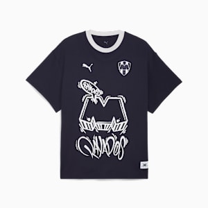 Camiseta de básquetbol PUMA HOOPS x CF MONTERREY para hombre, New Navy, extralarge