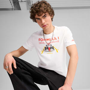 F1® Drive to Survive Men's Tee, PUMA White, extralarge