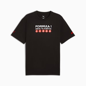 F1® Drive to Survive Men's Relaxed Tee, PUMA Black, extralarge