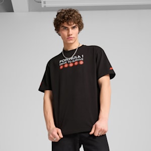 F1® Drive to Survive Men's Relaxed Tee, PUMA Black, extralarge