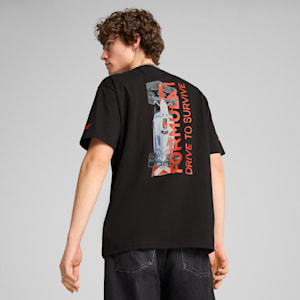 F1® Drive to Survive Men's Relaxed Tee, PUMA Black, extralarge