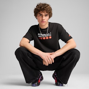 F1® Drive to Survive Men's Relaxed Tee, PUMA Black, extralarge