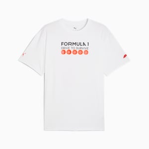 F1® Drive to Survive Men's Relaxed Tee, PUMA White, extralarge