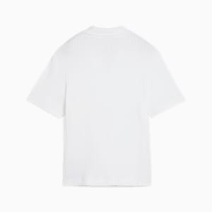 ウィメンズ ワードローブ ESS リブ ポインテール 半袖 シャツ, PUMA White, extralarge-JPN