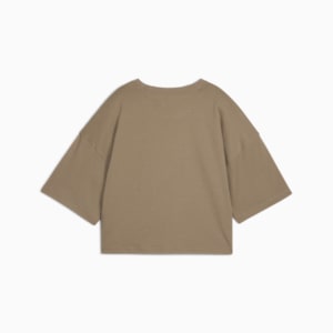 ウィメンズ ワードローブ ESS オーバーサイズ ショート 半袖 Tシャツ, Velvet Moss, extralarge-JPN