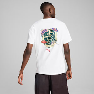 メンズ スポーツ レガシー グラフィック 半袖 Tシャツ, PUMA White, extralarge-JPN