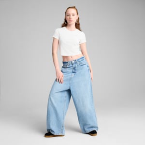 ウィメンズ デア トゥ テクスチャード ベビー 半袖 Tシャツ, PUMA White, extralarge-JPN