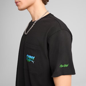 A$AP ROCKY x PUMA Men's Pocket Tee, PUMA Black, extralarge-IND