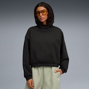 Wardrobe Essentials Hoodie Women, PUMA Black, extralarge