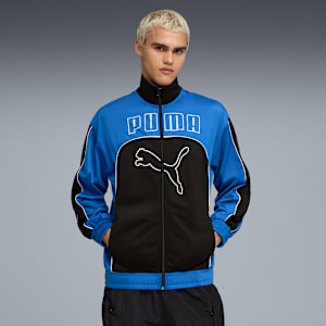 FUTURE.PUMA.ARCHIVE Jacket Unisex, Mountain Blue-PUMA Black, extralarge