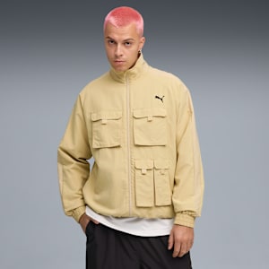 T7 Cargo Track Jacket Men, Pebble Path, extralarge