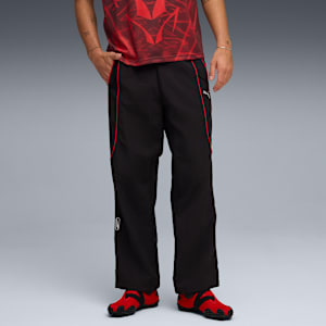 PUMATECH Relaxed Track Pants Men, PUMA Black-For All Time Red, extralarge